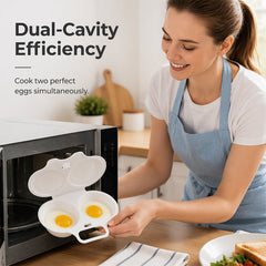 First 50 customers enjoy buy 1 get 1 free! ⏱️ Microwave Egg Cooker – Perfect boiled eggs in just 2 minutes