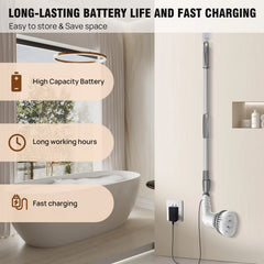 Electric Cleaning Brush – 9-in-1 Cordless Power Scrubber