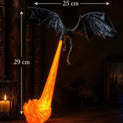 Dragon Breath Flame Night Light Decor 🔥